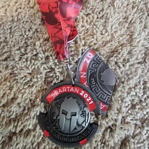 2021 Spartan Race Spartan Sprint Finishers Medal, Unisex Adult 5K 20 Obstacles